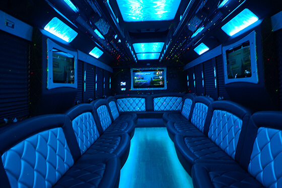 party bus service Roseville CA
