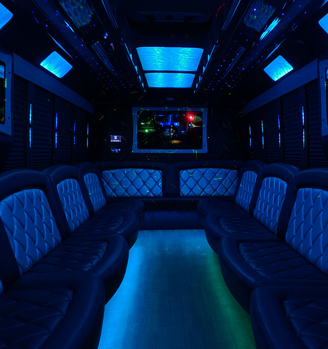 Hollywood party bus rentals